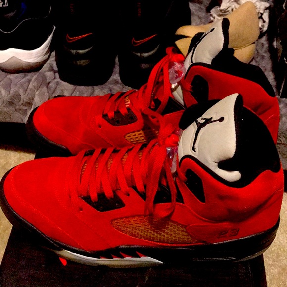 Retro Jordan 5 Ragging Bull - Picture 5 of 8